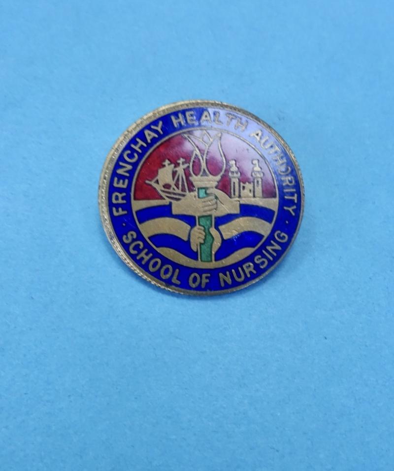 Frenchay Health Authority School of Nursing, Brass and enamel nurses Badge