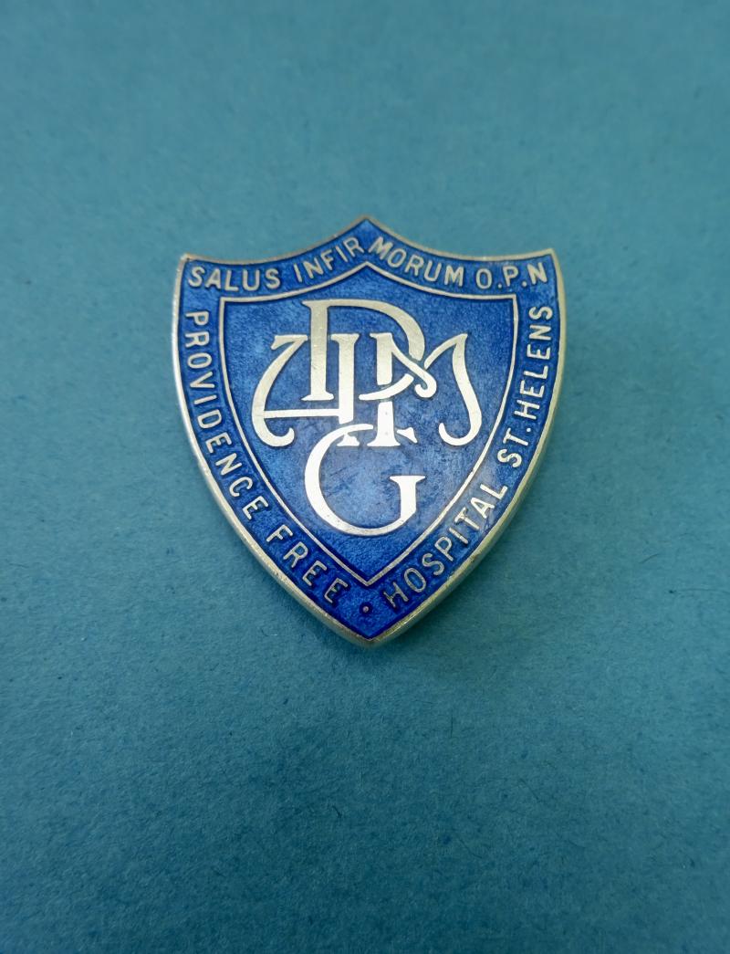 Providence Free Hospital St Helens, Silver Nurses Badge