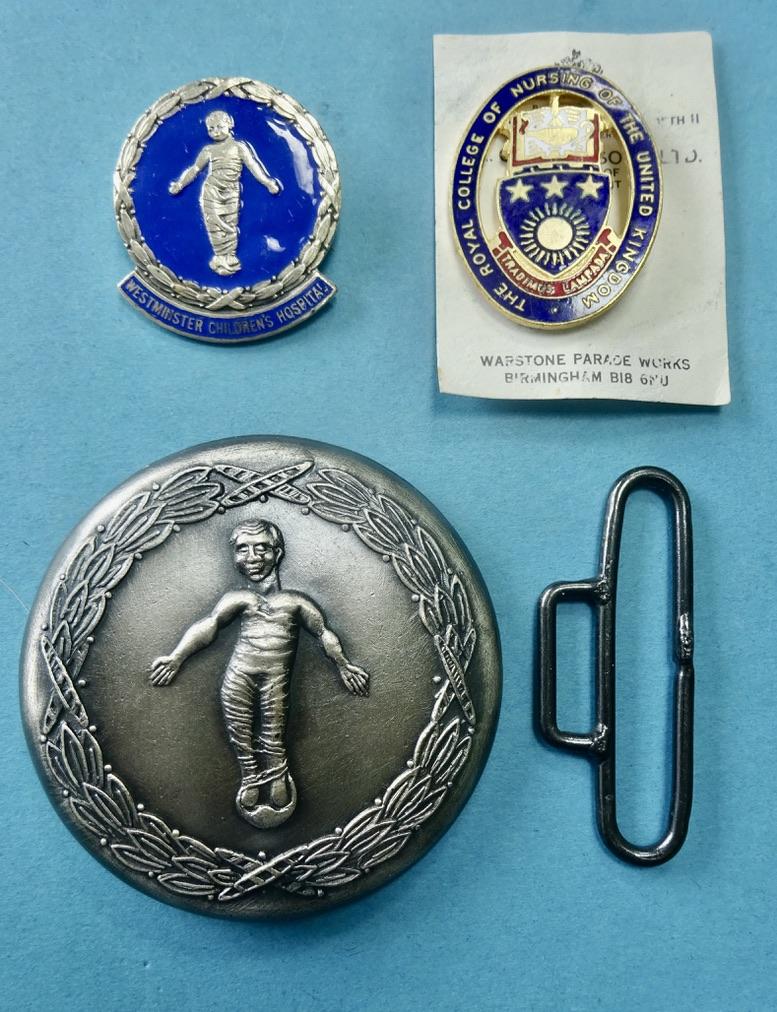 Westminster Children's Hospital, Silver plated Buckle and Badge