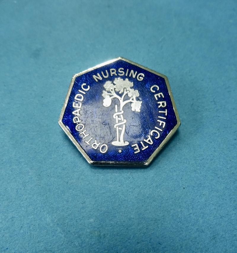 Orthopaedic Nurse Certificate(ONC), SRN badge