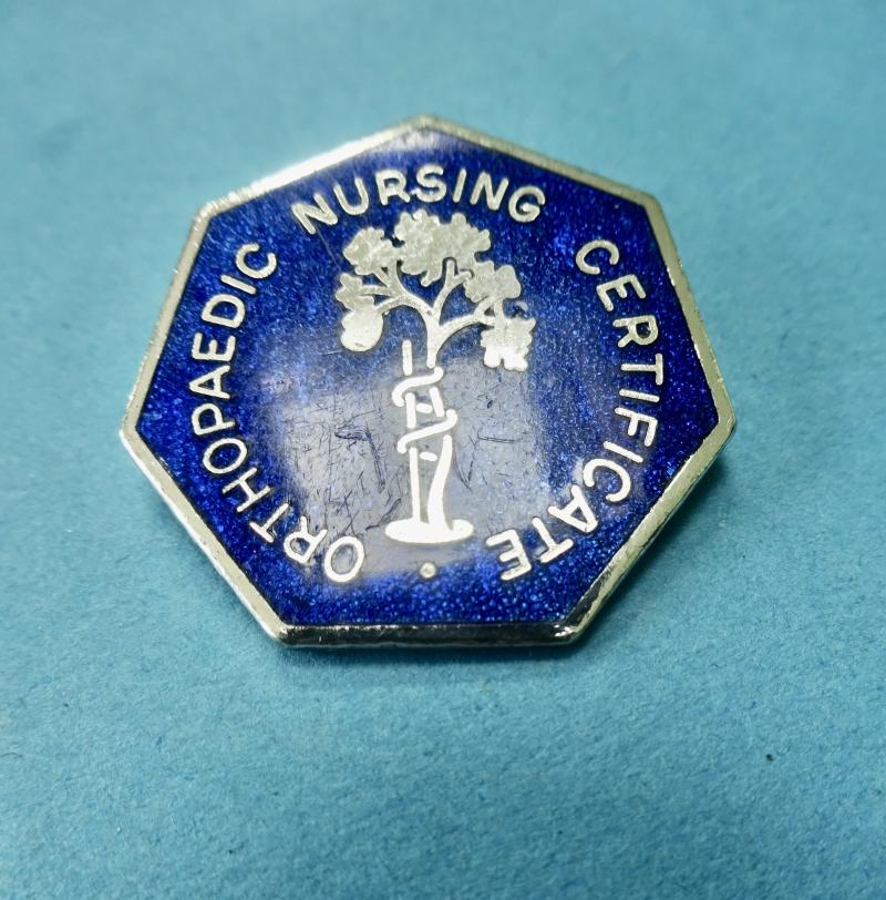 Orthopaedic Nurse Certificate(ONC), SRN badge