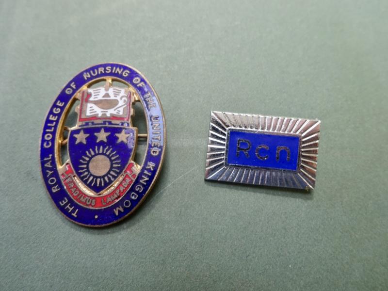 City General Hospital Carlisle, silver Enrolled Nurse Badge & RCN /fob watch