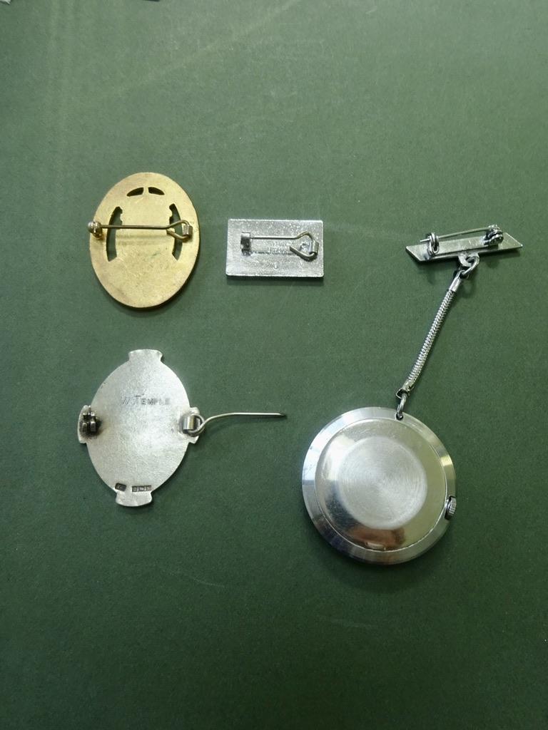 City General Hospital Carlisle, silver Enrolled Nurse Badge & RCN /fob watch