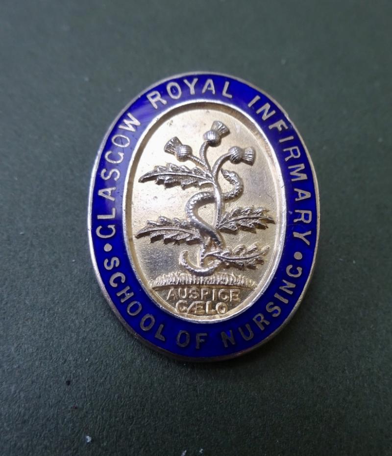 Glasgow Royal Infirmary School of Nursing, silver Nurses Badge