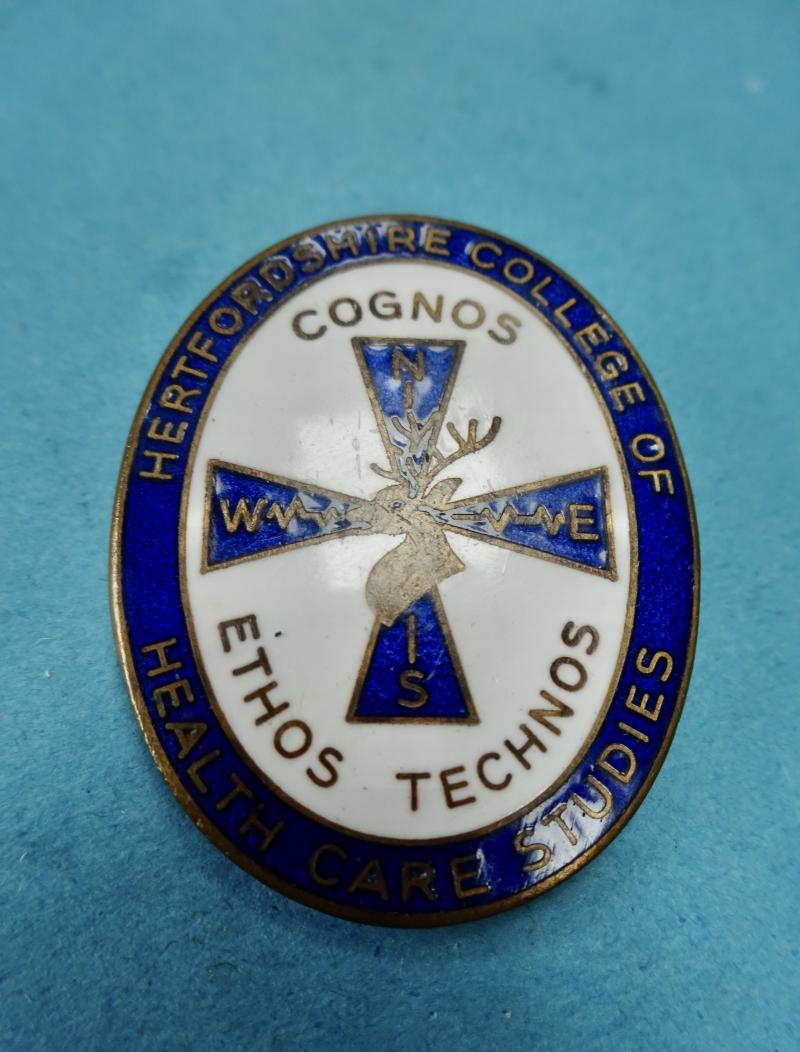 Hertfordshire College of Health Care Studies, Nurses Badge