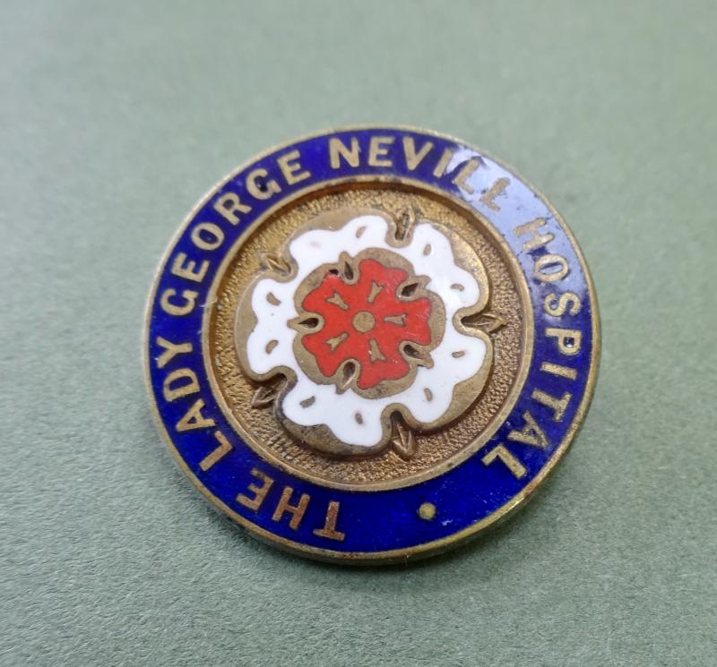 The Lady Nevill Hospital ,Hove.WW1 Auxiliary Hospital Badge
