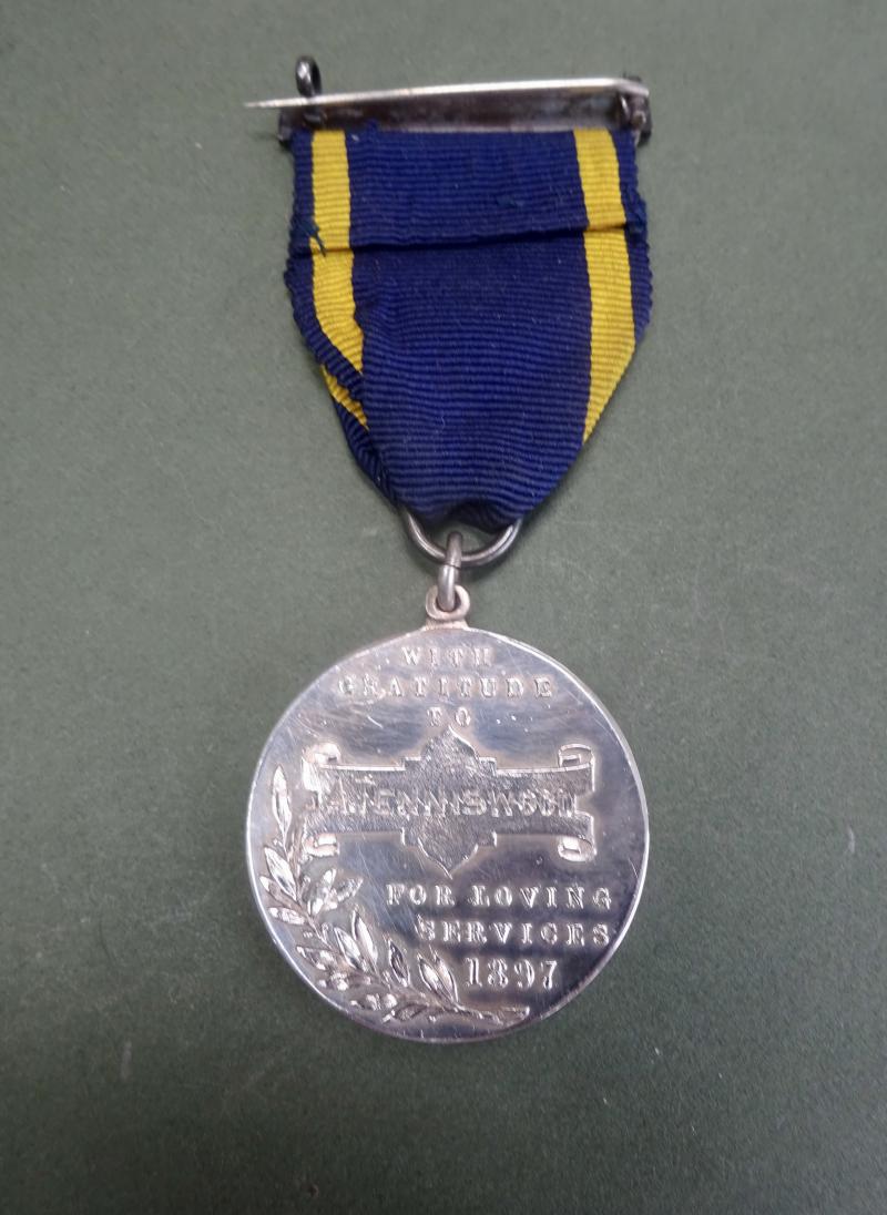 Maidstone Typhoid Medal, Nurse a Tenniswood.
