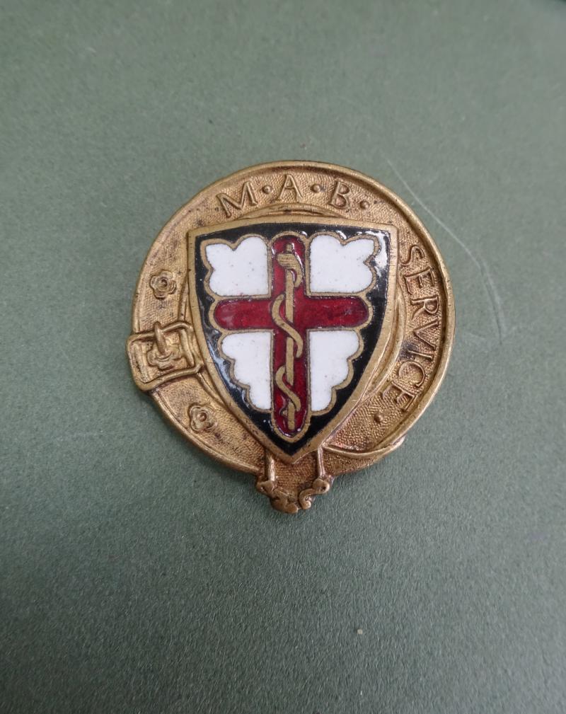 Metropolitan Asylum Board, staff members badge