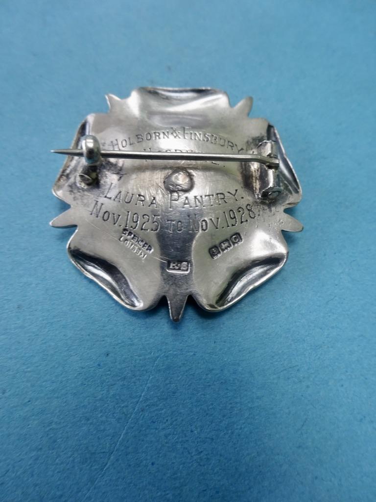 Holborn & Finsbury Hospital, Silver Nurses Badge