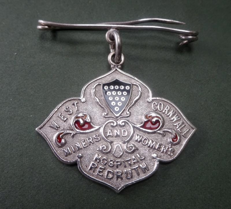 West Cornwall Miners and Women's Hospital,Redruth.Silver Sisters badge