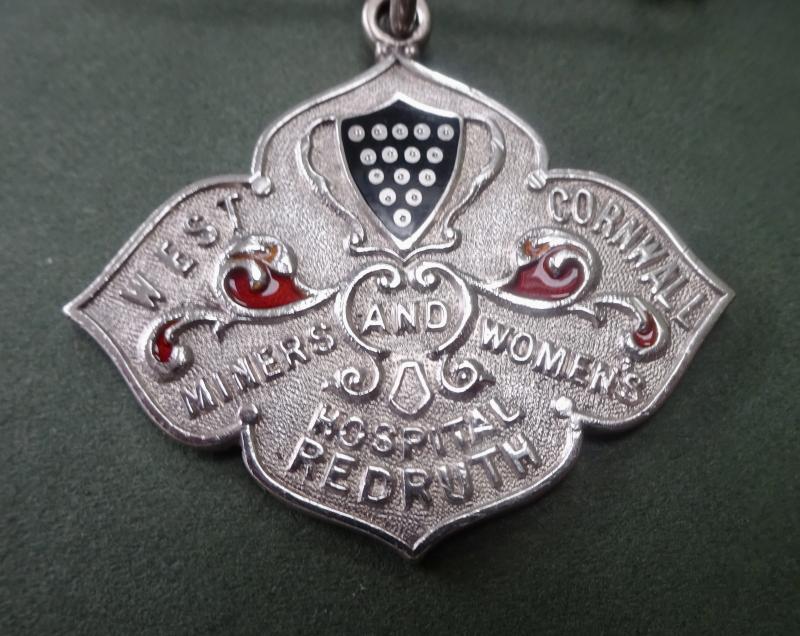 West Cornwall Miners and Women's Hospital,Redruth.Silver Sisters badge
