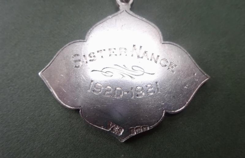 West Cornwall Miners and Women's Hospital,Redruth.Silver Sisters badge