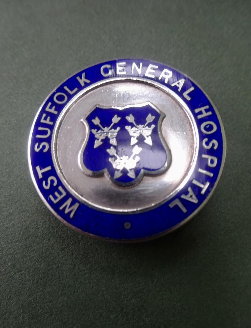 West Suffolk General Hospital/GNC pair of Nursing badges
