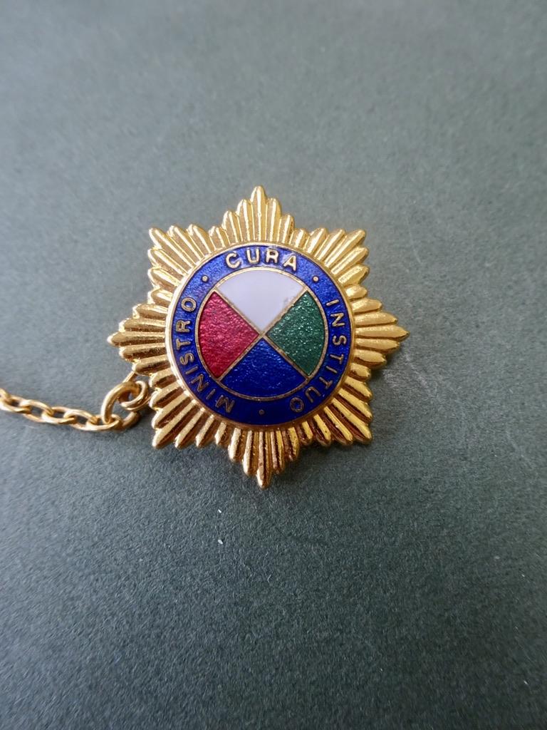 United Kingdom Nurses Registration badge and Miniature.