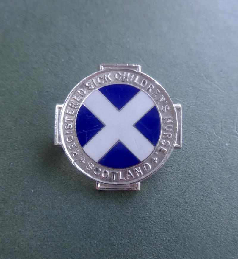 Registered Sick Children's Nurse Scotland, Silver Nurses badge