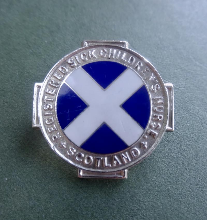 Registered Sick Children's Nurse Scotland, Silver Nurses badge