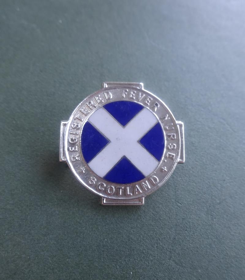 Registered Fever Nurse Scotland ,silver Nurses badge