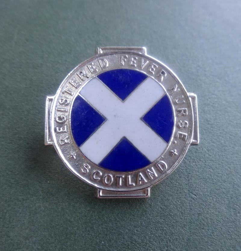 Registered Fever Nurse Scotland ,silver Nurses badge