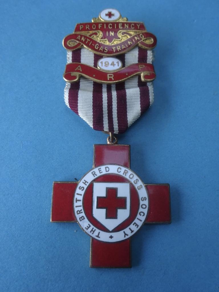 The British Red Cross Society,trio of Medals,ARP etc.