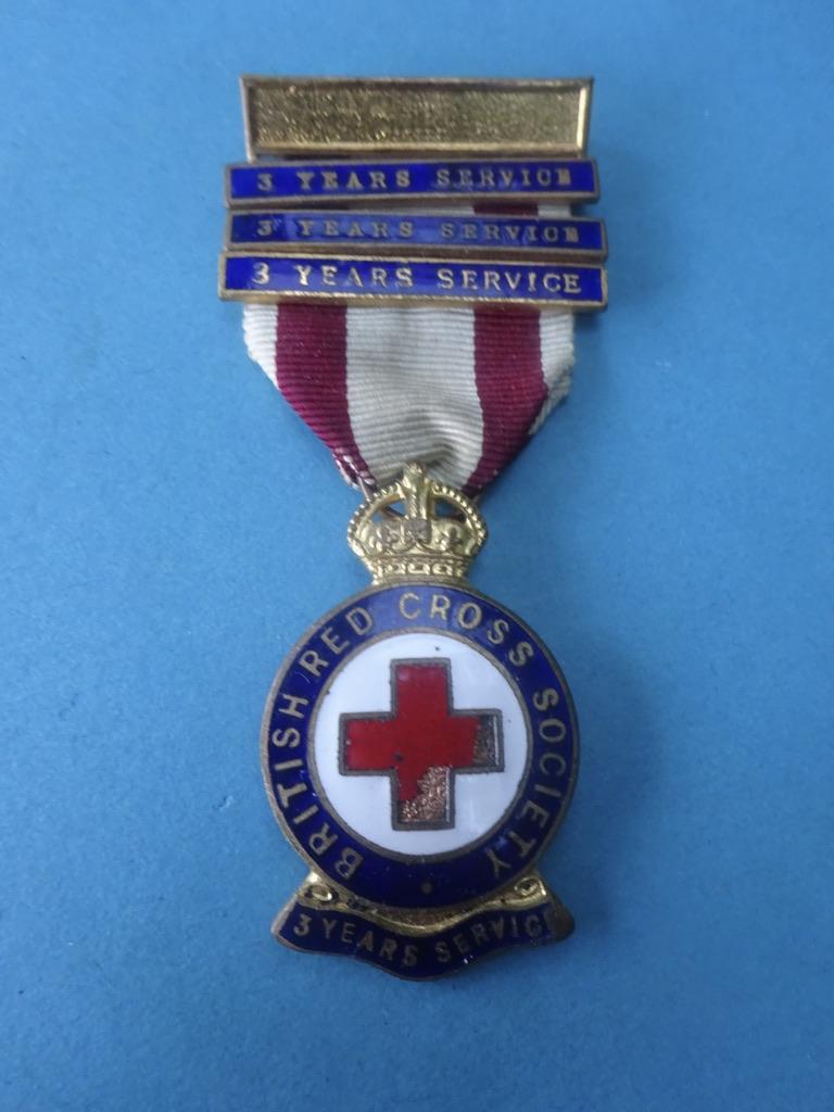 The British Red Cross Society,trio of Medals,ARP etc.