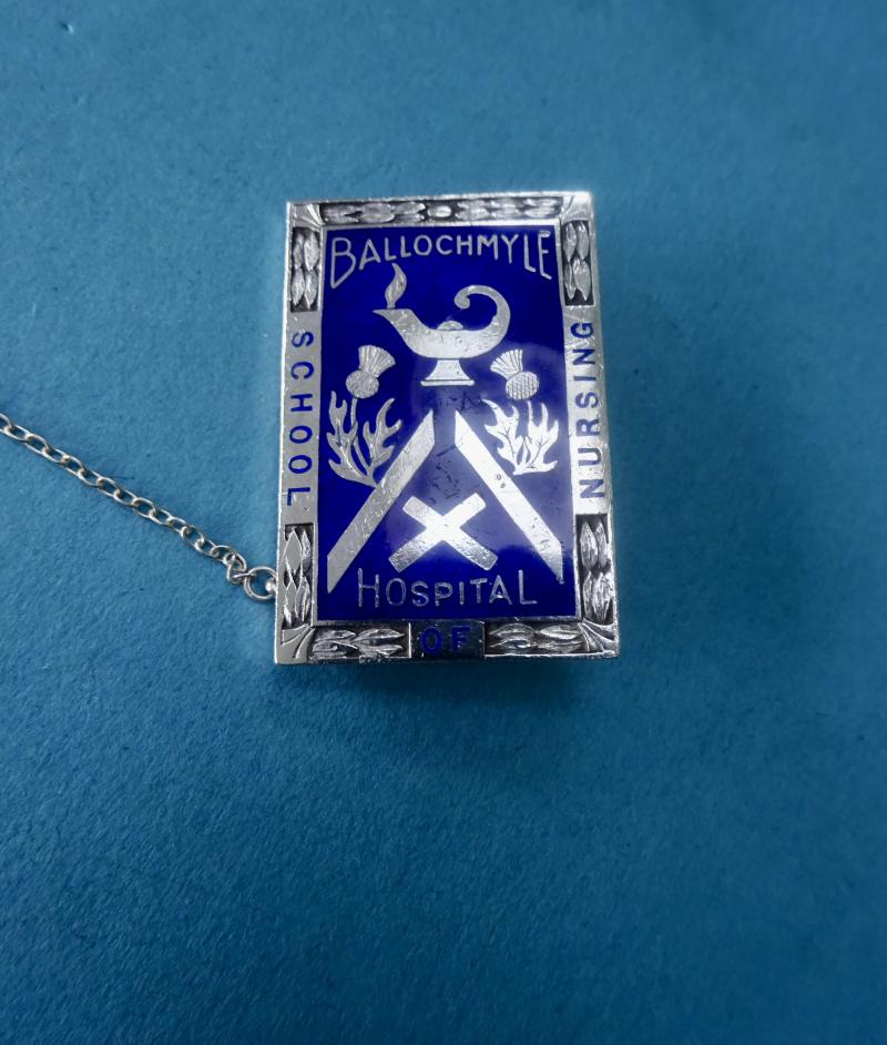 Ballochmyle School of Nursing Ayrshire,Silver Nurses Badge
